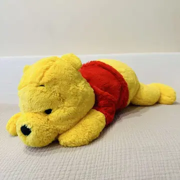 디즈니 리조트 웅크린 곰돌이 푸 빅 봉제 인형