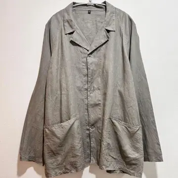 무인양품 헴프 셔츠 자켓 남성용 샌드베이지 XXL 무인양품