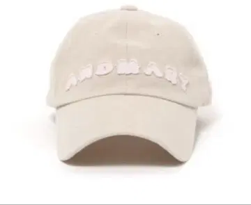 andmary Mary 로고 캡 베이지