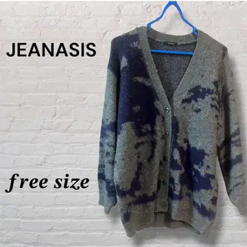 JEANASIS 지나시스 니트 가디건 5GFoggy 기모 V