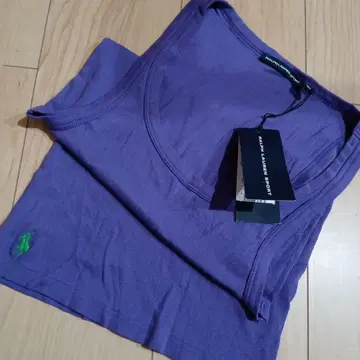 [ 새상품 ] 폴로 랄프 로렌 스포츠 탱크탑 보라색 size L 택 포함