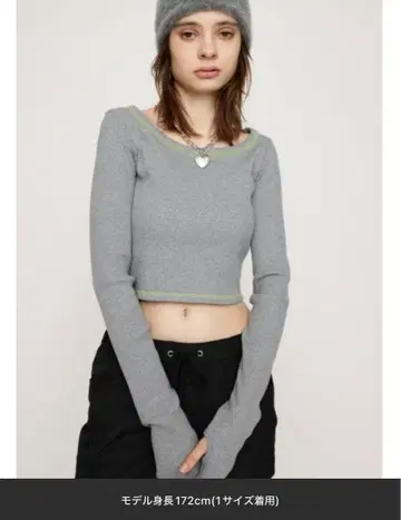 SLY CUT RIB BASIC 상의 컷 리브 베이직 상의