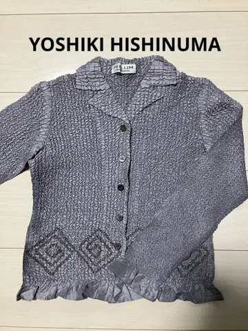 PEPLUM by YOSHIKI HISHINUMA 크링클 플리츠 셔츠