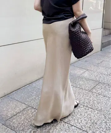 Plage Fibril Nuance 스커트 베이지