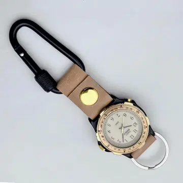 TIMEX 사파리 인디글로 아날로그 시계 밀리터리 카라비너 워치