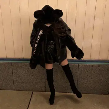 미키 머리띠 모자 퍼