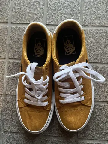 vans 스케이트보드 스니커즈 머스타드