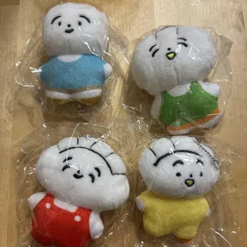 GYOZAO 봉제 인형 키링 4종 세트