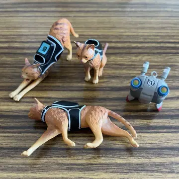 STRAY 게임 고양이 가챠 4종 컴플리트