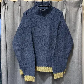 ISSEY MIYAKE 두꺼운 원단 바이컬러 니트 90s M 사이즈
