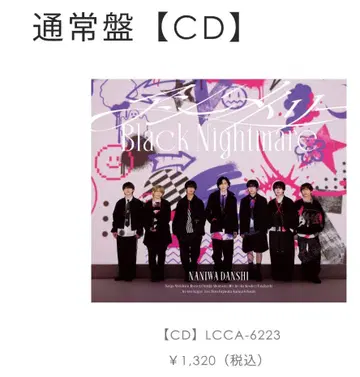 비대칭 / Black Nightmare 일반ver CD만