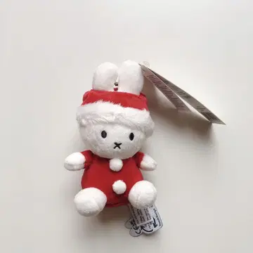 [ 일본 미발매 ] miffy 네덜란드 한정판 크리스마스 산타 미피 키링