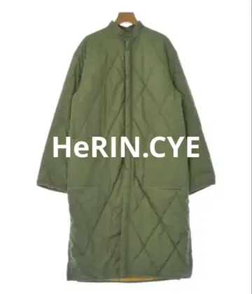 HeRIN.CYE 퀼팅 롱 자켓