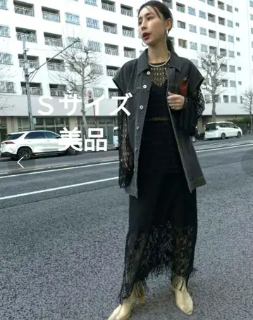 Ameri Vintage MESH LAYERED DENIM JACKET