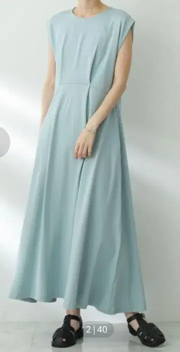 어반 리서치 릴랙스 컷 원피스 블루 원사이즈 택 포함 새상품