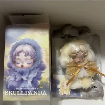 POP MART SKULLPANDA 봉제 인형 펜던트 Dawn