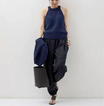 라빠르망 AMERICANA Strech Waist Gather 팬츠
