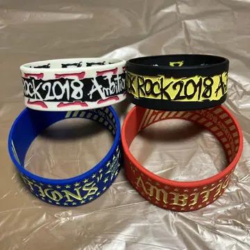 ONE OK ROCK 러버 밴드 2018 AMBITIONS 4개 세트