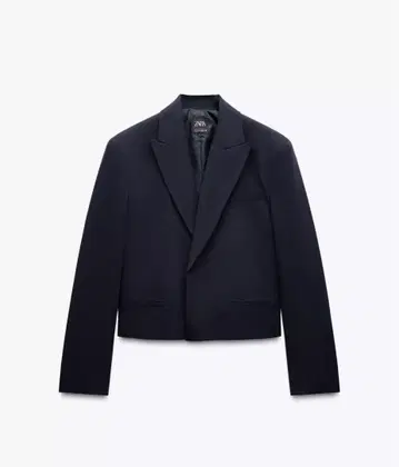 ZARA 오버 사이즈 크롭 블레이저 XS