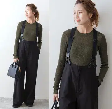 Spick&Span 라메 리브 크루넥 풀오버 니트