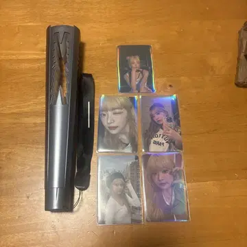 르세라핌 응원봉 운채 포토 카드