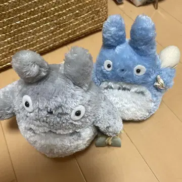 토토로 봉제 인형 세트 그레이 파랑
