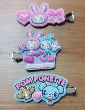 MezzoPiano & POM PONETTE 헤어 클립 세트