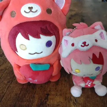 스토푸리 리이누군 모찌모찌 애니멀 봉제 인형 앉은 봉제 인형 키링