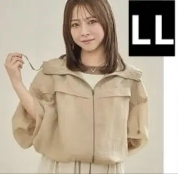 시마무라 tal yumi 마운틴 후드티 블루종 연한 브라운 LL 맘파