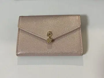 MARY QUANT 라메필름 카드 케이스 (핑크)