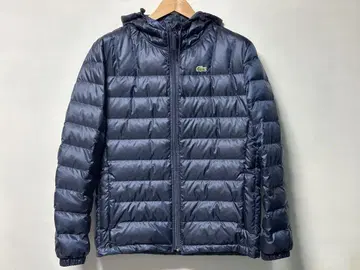 [ 미착용 ] LACOSTE 다운 자켓 네이비 ( L )
