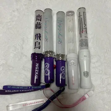 사카미치 노기자카 케야키자카 응원봉 5개 세트