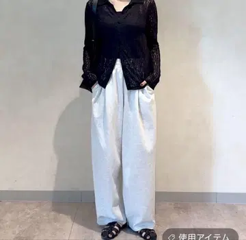 [ 미사용 새상품 ] 로리즈팜 컷 이지 코쿤 팬츠 2