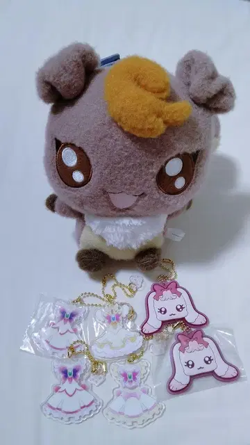 Yes! 프리큐어 5 제일복권 봉제 인형 아크릴 키링 러버 참