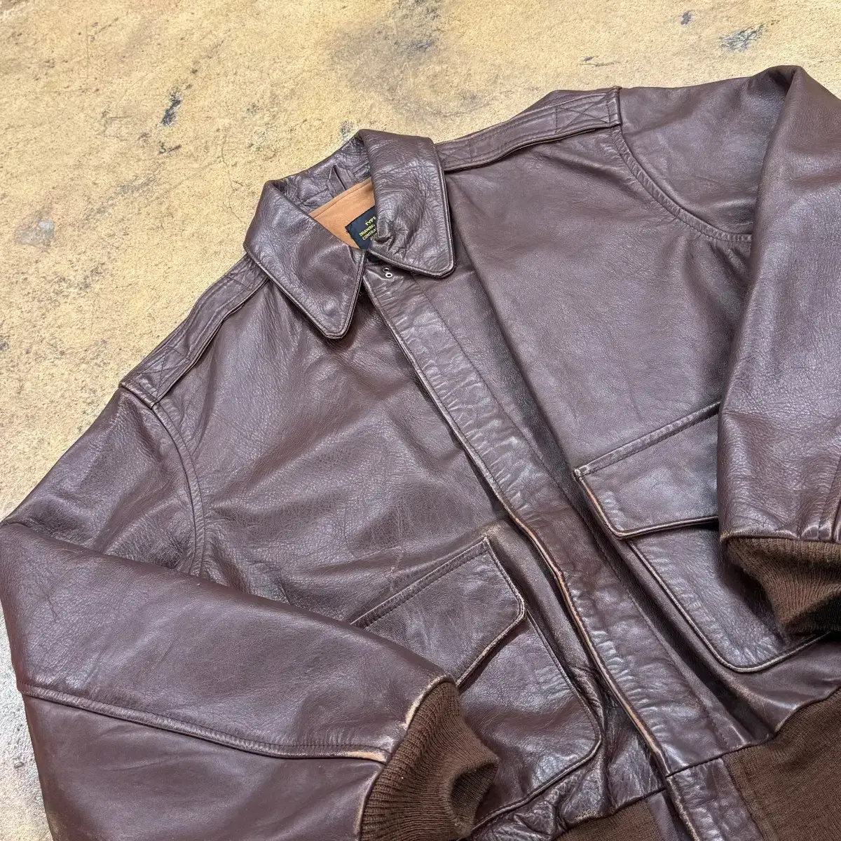AVIREX LIMITED HORSE HIDE A-2 36 80s horsehide a-2 jacket | 후루츠