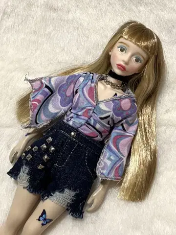 defa lucy 데님 바비 체리