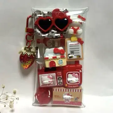 가챠 파우치 채우기 타입 빨간색