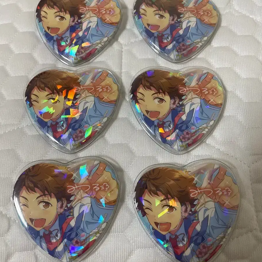 Ensemble Stars Enstar Rabbits Mitsuru Heart Can Badge Happy Spring