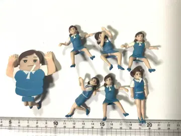 후치코상 캐릭터 피규어 세트 7개 파랑