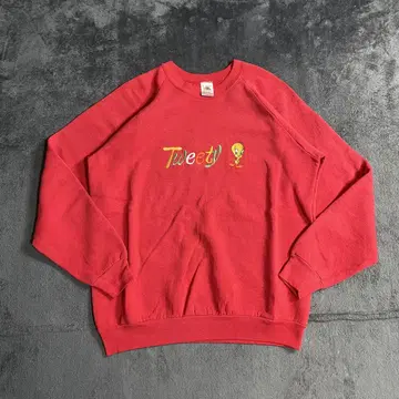 90s USA제 FRUIT OF THE LOOM 트위티 맨투맨
