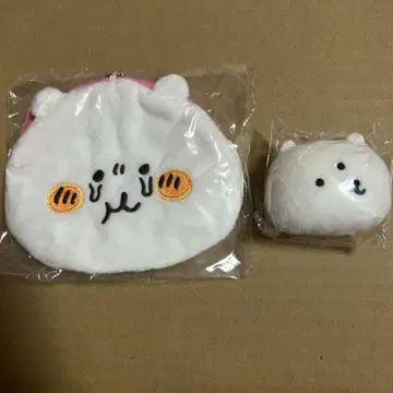 나가노 마켓 오카오 파우치 방울 포함 오카오 마스코트 곰