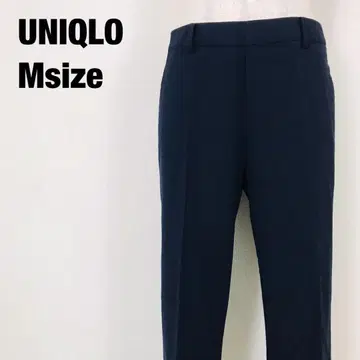 유니클로 센터 프레스 슬랙스 네이비 J3