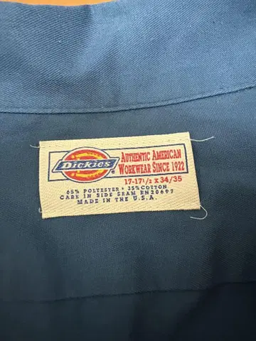 Dickies USA제 워크 셔츠