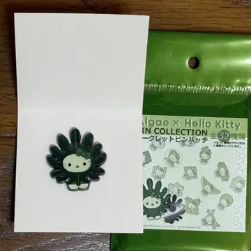 오사카 간사이 박람회 일본관 모키티 시크릿 핀 배지 와카메