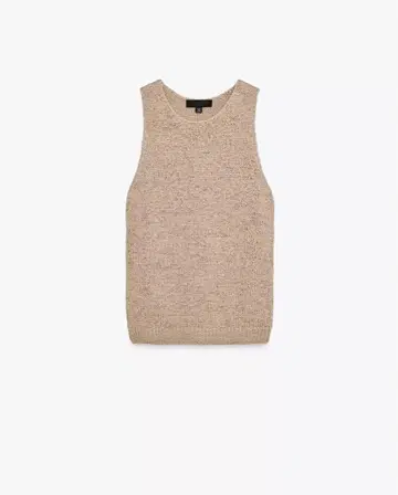 이번 시즌 ZARA 러스트릭 니트탑