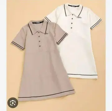 MARY QUANT 데이지 버튼 폴로 원피스
