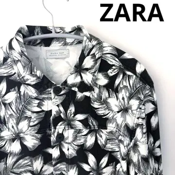 ZARA 남성용 블루종 점퍼 올 패턴 자라