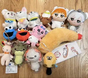 봉제 인형 마스코트 묶음 판매 세서미 스트릿 블루 록 SD 인형