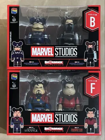 MARVEL 베어브릭 복권 페어 박스상 B F 2개 세트