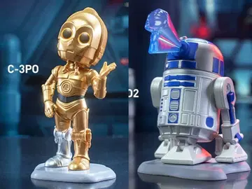 POP MART 스타워즈 시리즈 C-3PO/R2-D2 세트